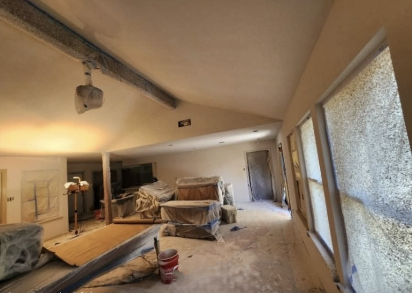 Living Room Transformation before